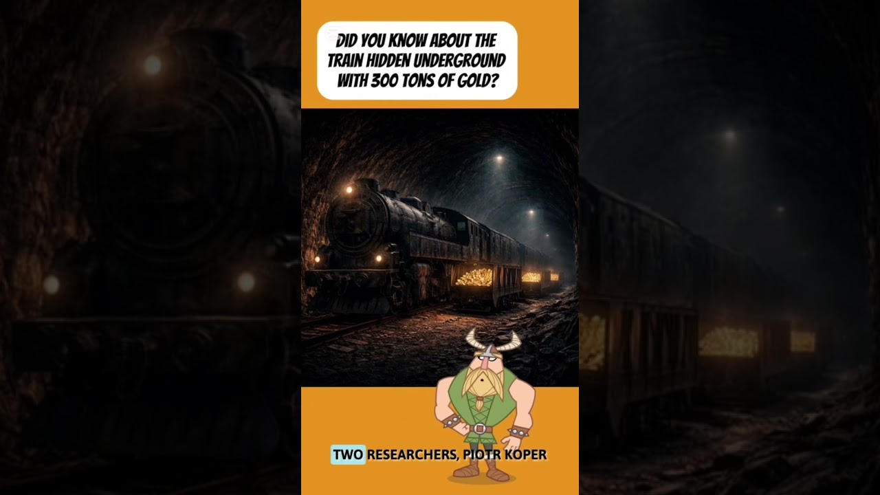 Did you know about the train hidden underground with 300tons of gold? 