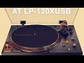 Audio technica atlp120xusb  detailed setup  unboxing  balancing tone arm 