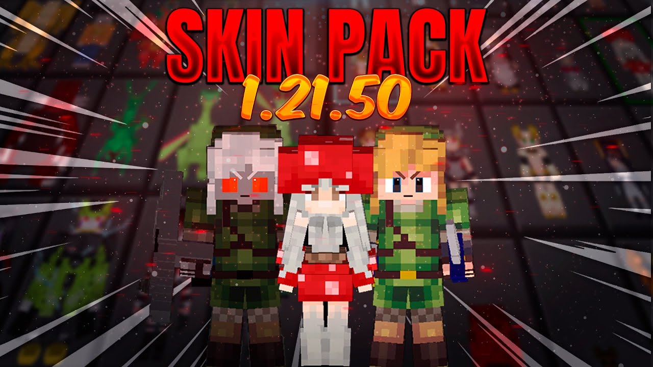 NUEVO PACK DE SKINS 4D PARA MINECRAFT BEDROCK 1.21.43 - YouTube
