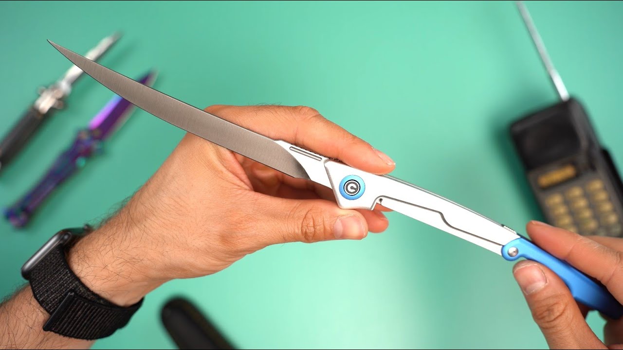 Нож CIVIVI Shawka satin сталь 14C28N рукоять Silver/Blue Aluminum (C22029B-2)