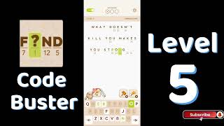 Code Busters Level 5 Walkthrough 🧩 | All Puzzle Solutions| Solutionguruji