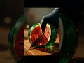 ASMR image, watermelon cutting ai video.#maths #ai #imagetovideo #shorts #viralshorts