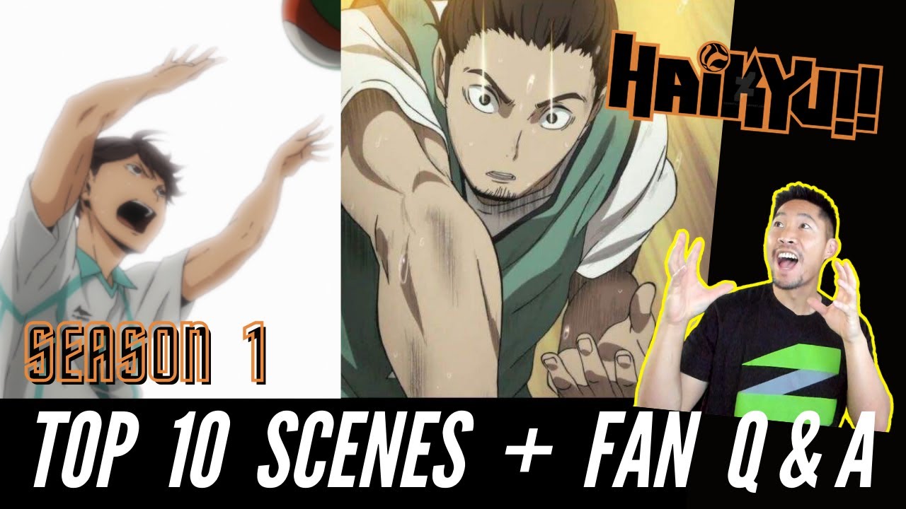 COACH'S TOP 10 HAIKYUU MOMENTS SEASON 1 + FAN Q & A 