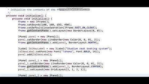 Java Swing | Stadium Seat Booking System | 18300 #java #javaswing #bscs6ea