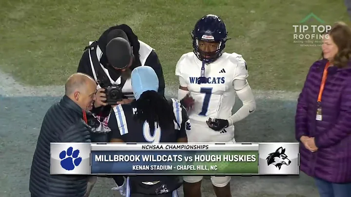 NCHSAA 8A Football State Championship. Hough takes on Millbrook.
