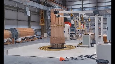 Vertical Coil Winding Machine for High Voltage Power Transformers with Expandable Winding Mandrel