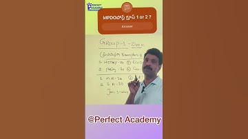 APPSC Group 1 and 2 notification #appsc #group2 #group1#apgroup2 @perfectacademyhyderabad3522