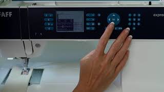 Pfaff expression 3.5 51 Sequencing Letters & Stitches