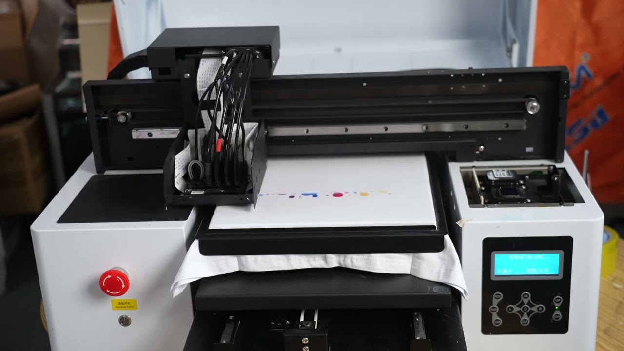 DTG Printing process