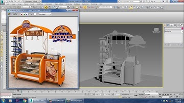 Tutorial on Modeling, texturing & Lighting a Food stall in 3dsmax using Vray ( Part 4)