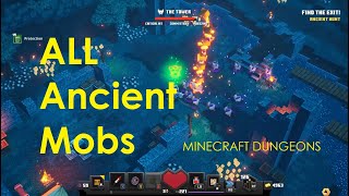 Minecraft Dungeons All Ancient Bosses