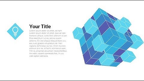 animated process with 3D cubes. Powerpoint tricks (PART2)