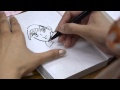 入江亜季さんが｢乱と灰色の世界｣の乱をさらりとペンで直書き