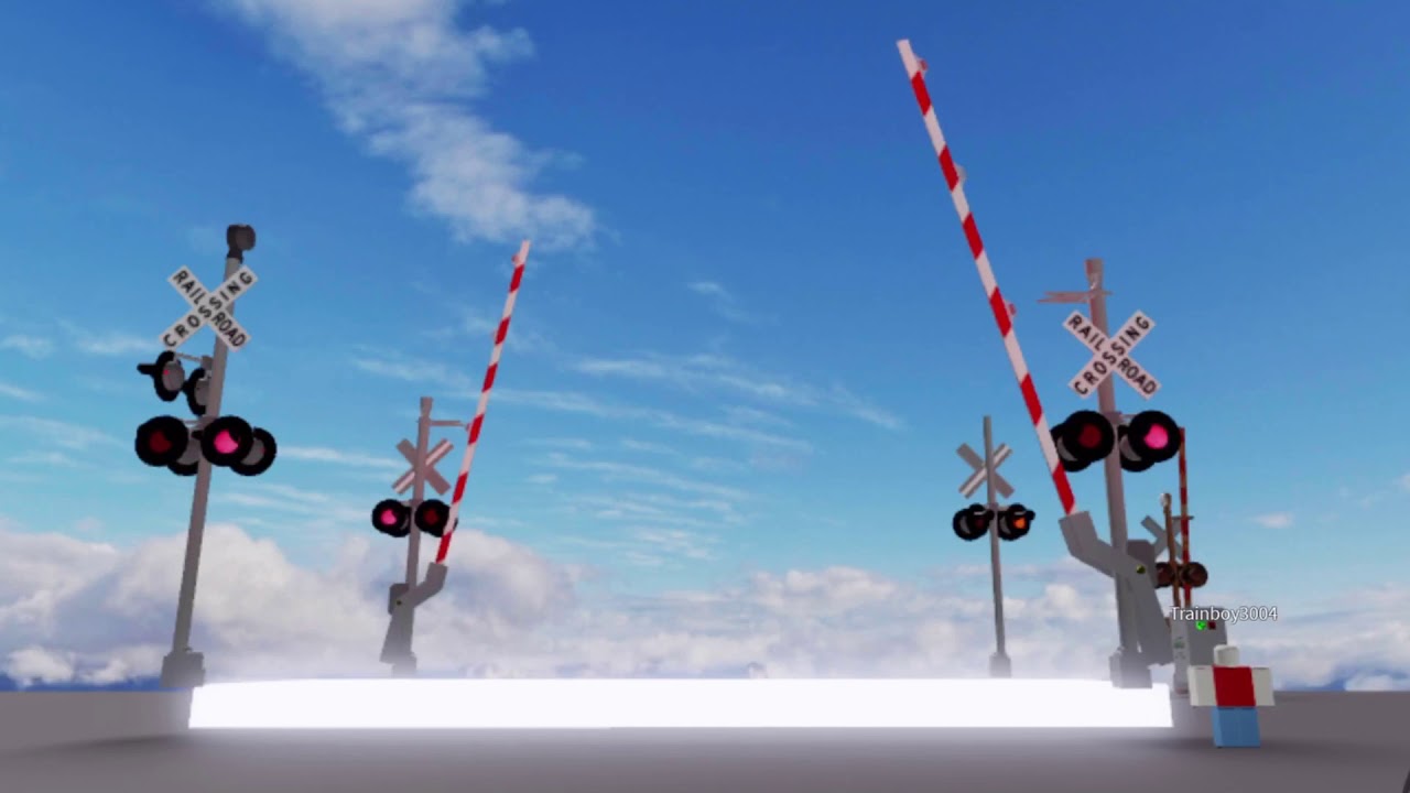 youtube - roblox railway crossing