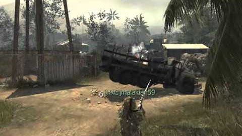 Call Of Duty MW3 - Random Throwing Knife Kill On Village