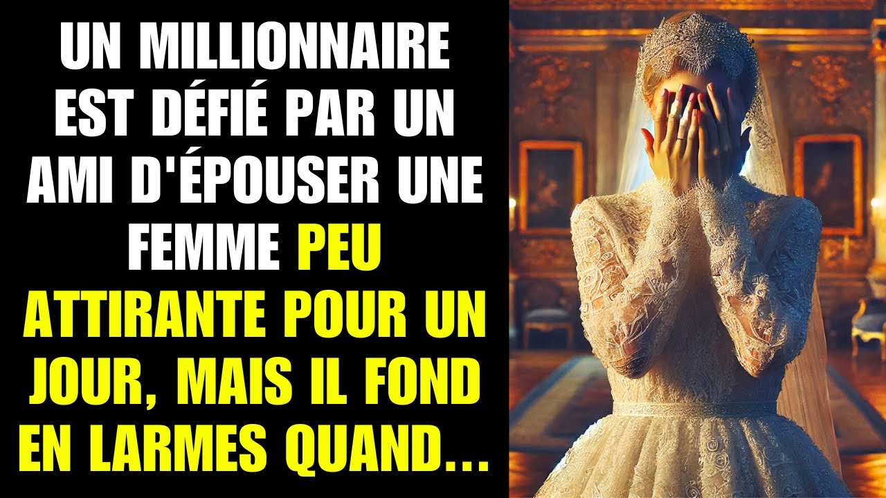 Un millionnaire est défié par un ami d'épouser une femme peu attirante