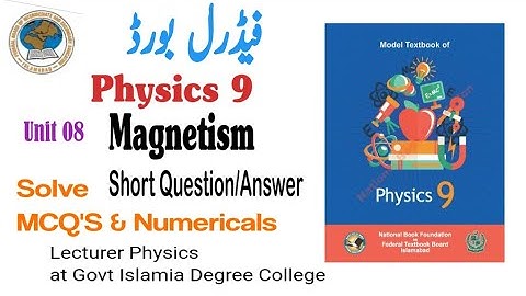 Unit 8 Magnetism | Solve MCQ