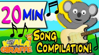 Garbaggio + More Kids Songs! | Koala & Giraffe Compilation Vol. 1
