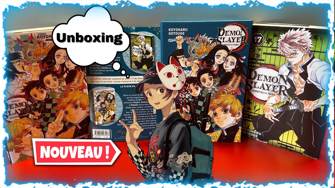 UNBOXING Coffret collector Demon Slayer - YouTube