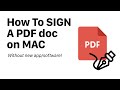 How To Sign a PDF Document on Mac - Free & Easy, No Software or Download!