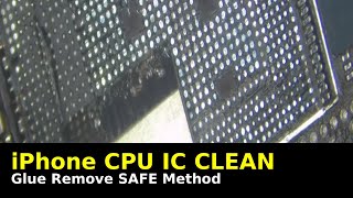iPhone CPU Glue Cleaning: IC ক্লিন করার সবচেয়ে সহজ ও সেফ উপায়! #gsmnaim #iphonerepair #mobilerepair