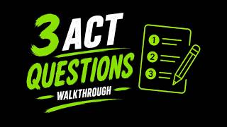 3 ACT Math Questions | Test Your Skills