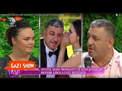Madalina & Gazi Demirel poveste de iubire ca in ''o mie si una de nopti!'' la TEO Show Kanal D