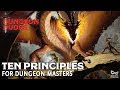 Ten Principles for Dungeon Masters in Dungeons and Dragons