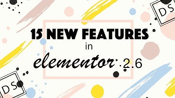 15 New Elementor 2.6 features: Font Awesome 5 Icons , SVG support and More!