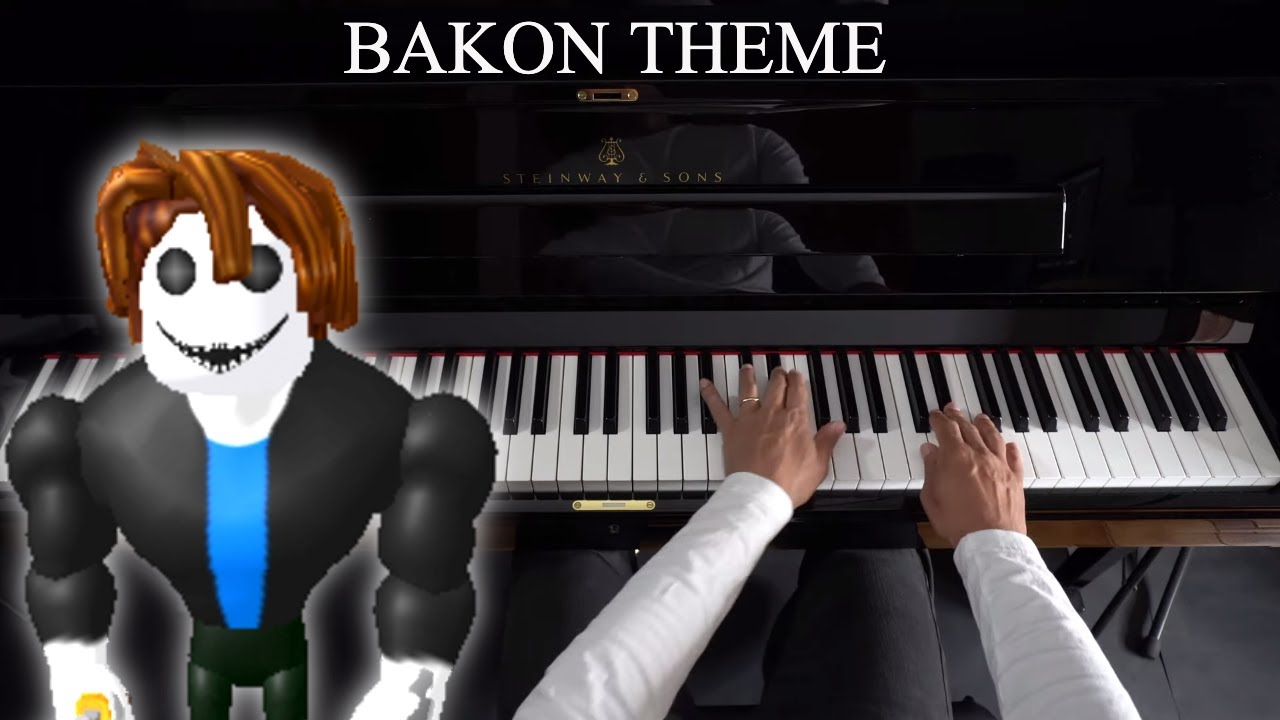 Bakon Theme Roblox Piano Tutorial - roblox piano sheets count on me