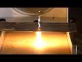 Video *800* 30W Fiber laser cutting aluminium