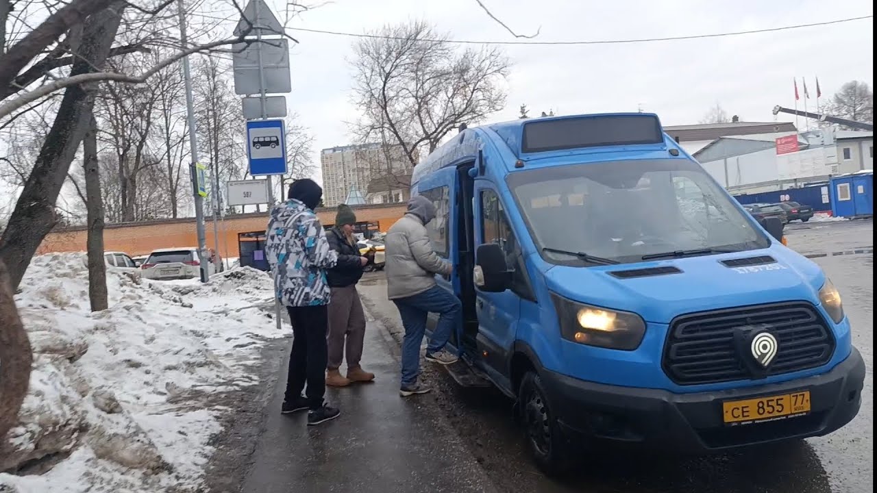 Автобус №597 Набережная Новикова-Прибоя - Метро 