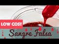 🔴🔴 SANGRE FALSA de HALLOWEEN CASERA 🔴🔴 ¿Cómo hacer sangre artificial para maquillaje?