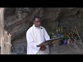 Le chapelet depuis la Grotte de Lourdes du 28/03/2022