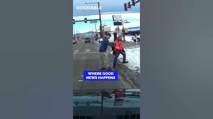 He Stopped to Save a Blind Man from Walking Into Traffic💙 #shorts