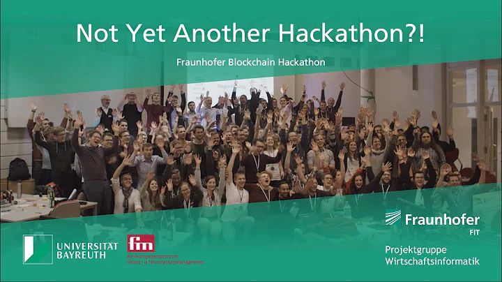 Fraunhofer Blockchain Hackathon - Aftermovie