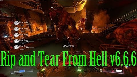 Doom SnapMap - Rip and Tear From Hell v6.6.6
