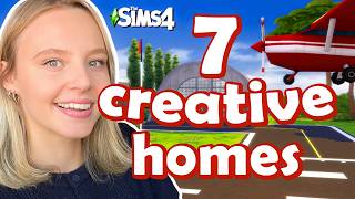 7 Creative Homes For Your Sims To Live In - To Inspire Your Gameplay Airplane Hangar?