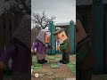 Баба с дедом ругаются, но это Minecraft #sora #sora2 #баба #дед #minecraft