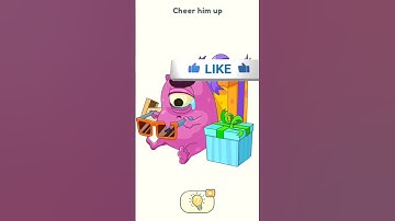 Dop 2 ( Delete one part ) Game Level 265 [ cheer him up? ]#dop2 #gamer #game #gaming #gameplay