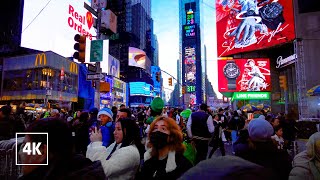 NYC TIMES SQUARE walk 🗽 New York City Walking Tour