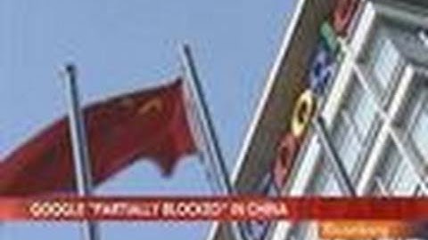 Google Says Search Engine Partially Blocked in China: Video