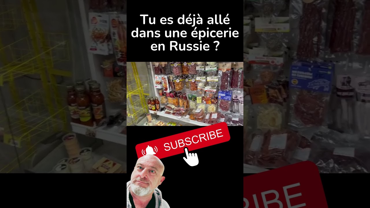 Piero San Giorgio dans une épicerie en Russie #food #russie
