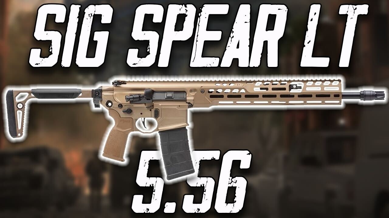The Sig Spear LT 5.56 Rifle