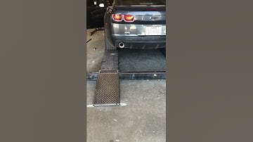 2010 camaro ss with borla exhaust axle back