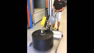 Electric Roll Handler w/ Electric Turner and Mobility