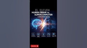 Human Brain vs. Supercomputer: 6 Facts That Will Blow Your Mind!#HumanBrain #Supercomputer
