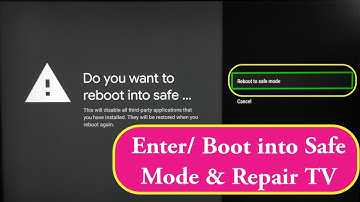 VU Smart Google TV : How to Boot in Safe Mode | Repair | Enable Safe Mode | Turn ON Safe Mode