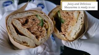 Homemade Pakistani Style Shawarma | Freshly Baked Bread Recipe