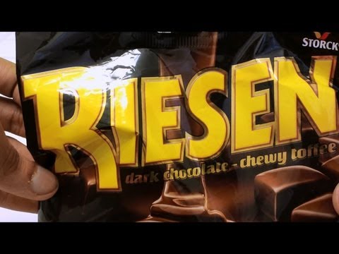 Riesen Chocolate Chews Unwrapping And Review. [Sir Sebastian]